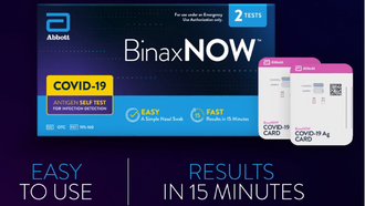BinaxNOW Covid Kits Now Available