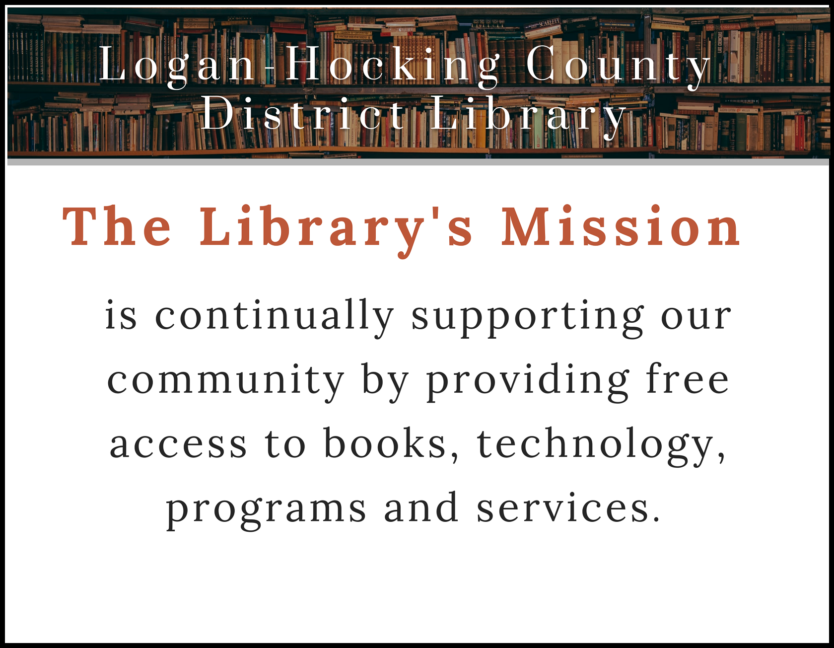 library mission statement